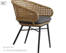 Load image into Gallery viewer, CORAL Petite Table Chair Set. PE Rattan Outdoor Dining Set
