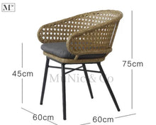 Load image into Gallery viewer, CORAL Petite Table Chair Set. PE Rattan Outdoor Dining Set

